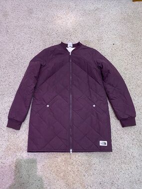 The North Face Cuchillo Insulated Coat Jacket Burgundy Medium